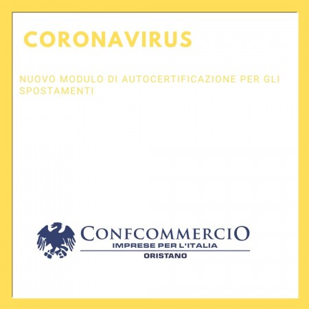 Nuovo modulo autocertificazione spostamenti