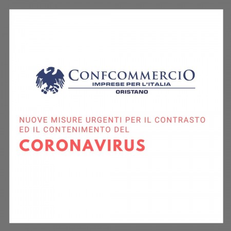 COVID -19 ULTERIORI MISURE PER IL CONTENIMENTO