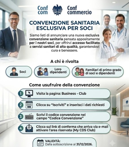 Nuova convenzione sanitaria CDS CLUB Business