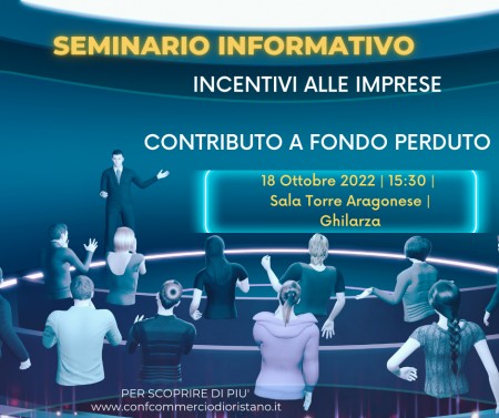 SEMINARIO INFORMATIVO - 18 OTTOBRE 15:30