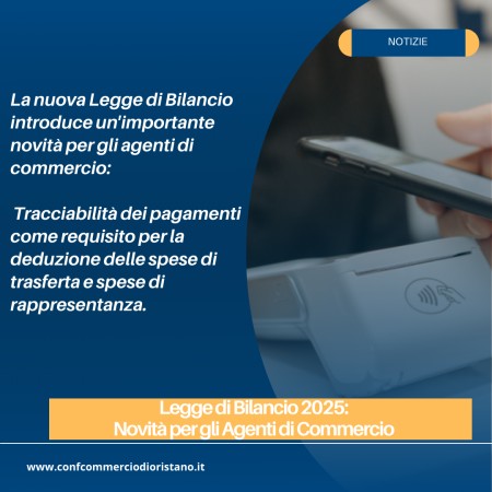 NOVITA' LEGGE DI BILANCIO 2025 TRACCIABILITA' DELLE SPESE DI RAPPRESENTANZA